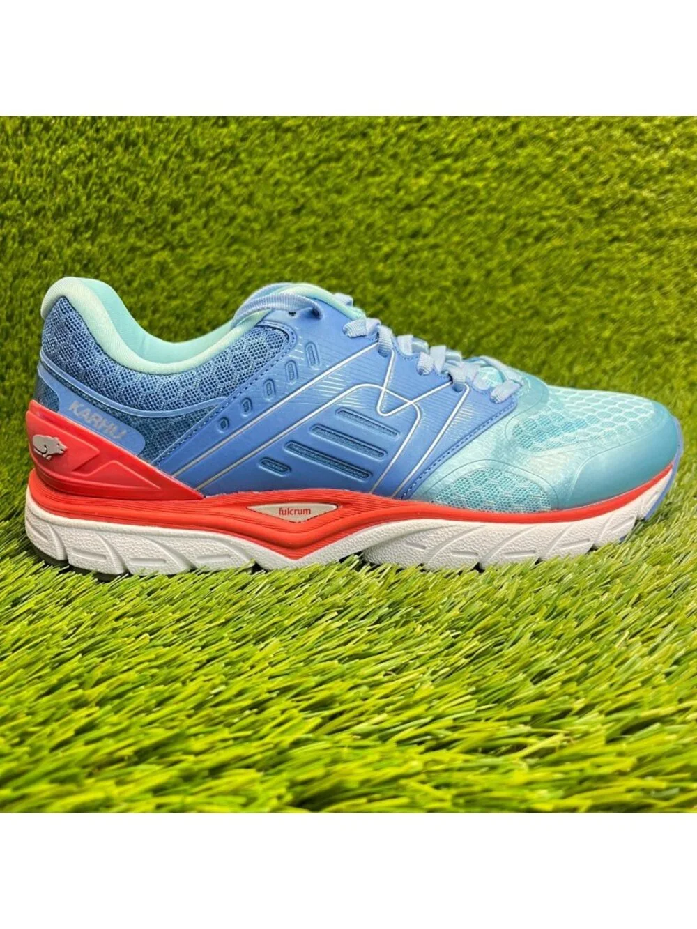 Karhu Fast 7 MRE Womens Size 9 Silver Lake Blue Athletic Running Shoes Sneakers
